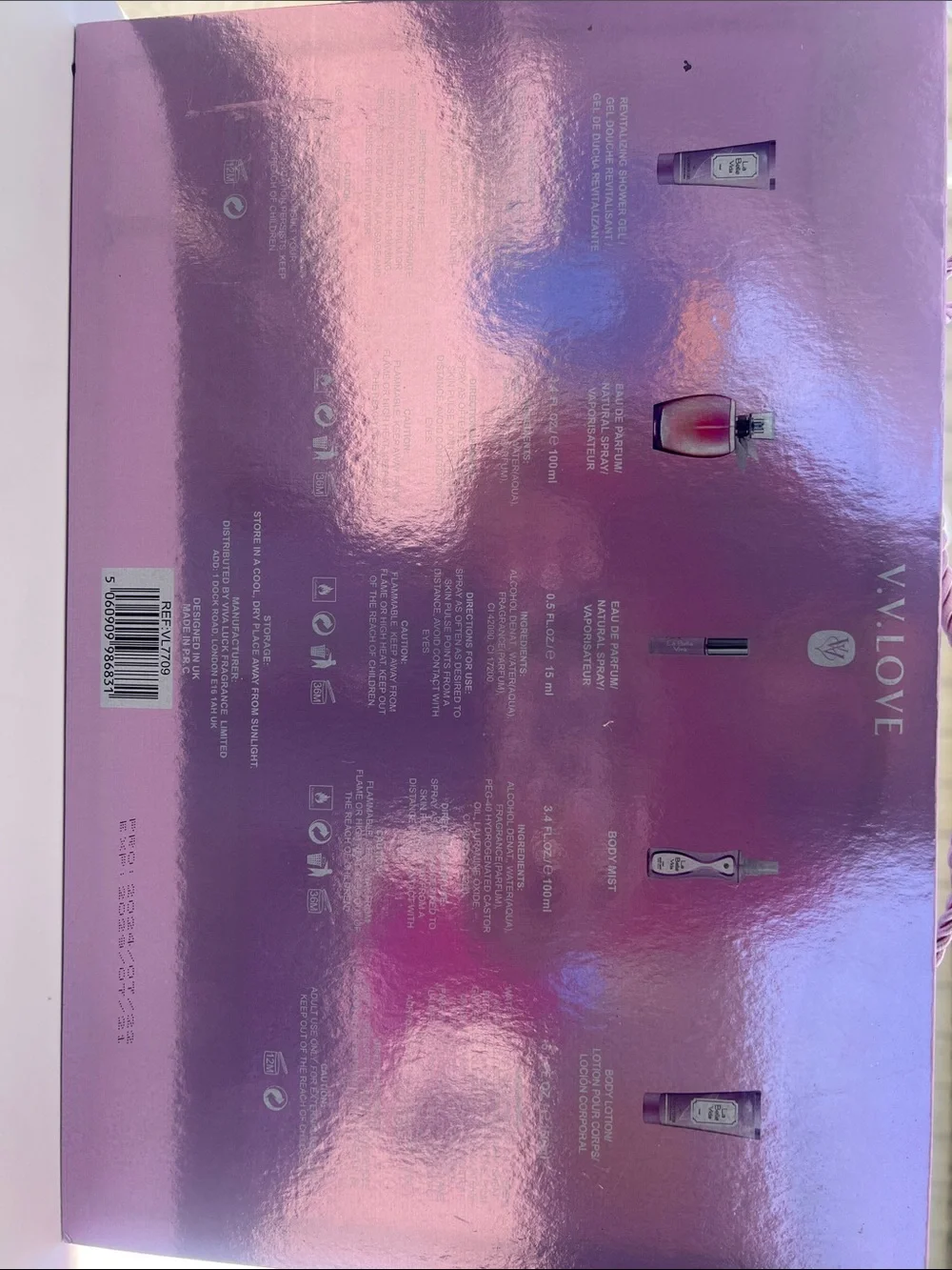 La Belle Vida Lip & Body Gift Set — Pink and Purple